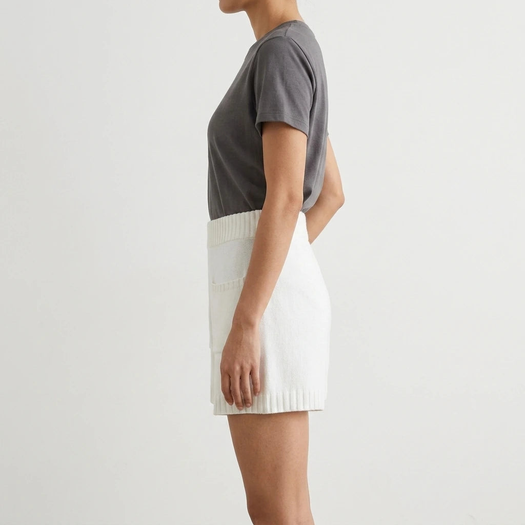 High waisted wide leg shorts — variant_front