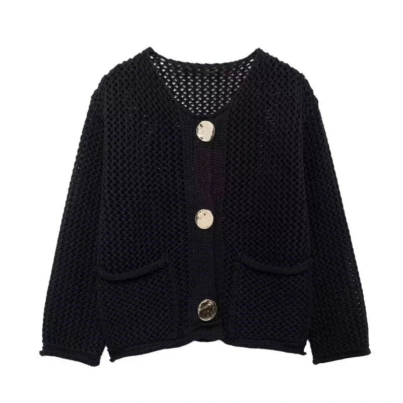 Chunky Knit Cardigan Sweater Coat for Women — variant_front