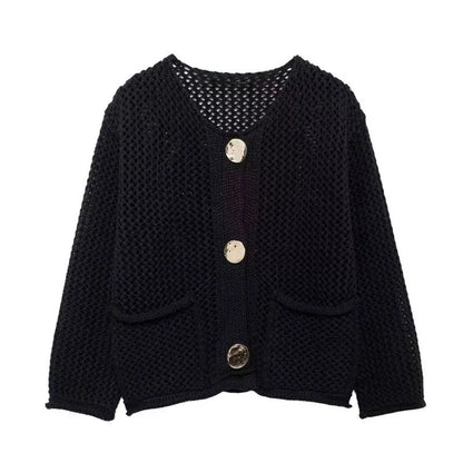 Chunky Knit Cardigan Sweater Coat for Women — variant_front