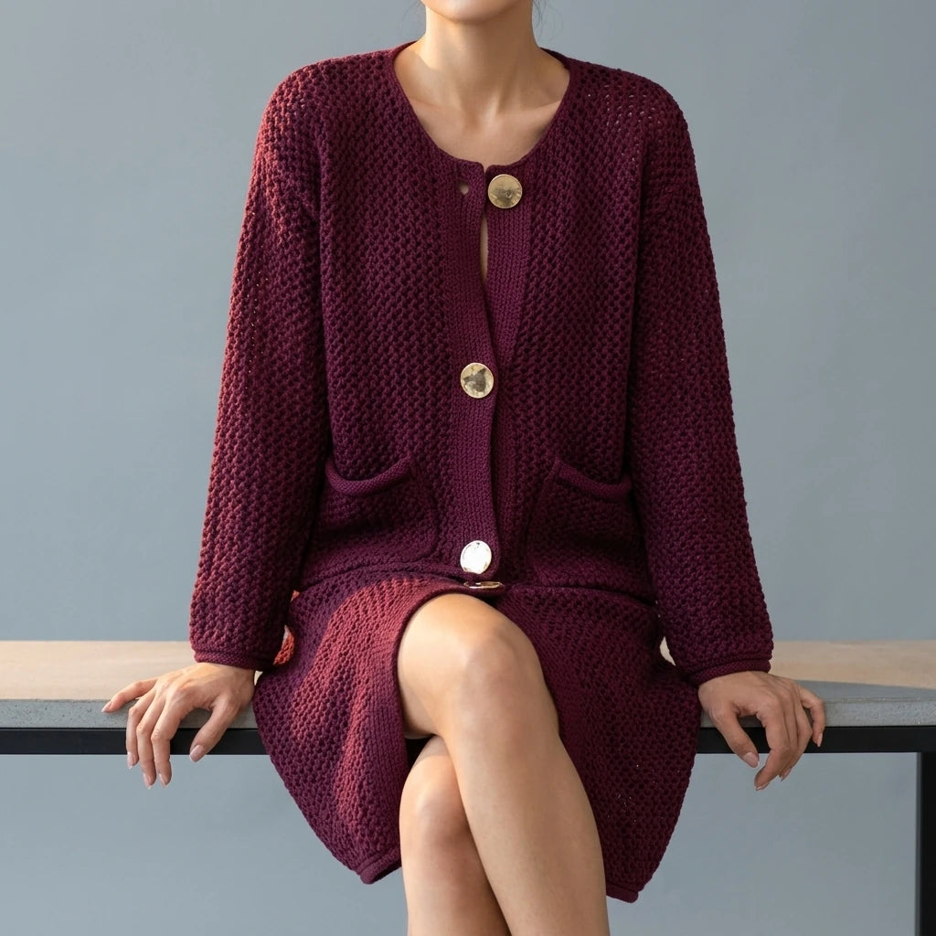 Chunky Knit Cardigan Sweater Coat for Women — lifestyle_lead