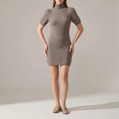 Spring Knitted Mini Dress — lifestyle