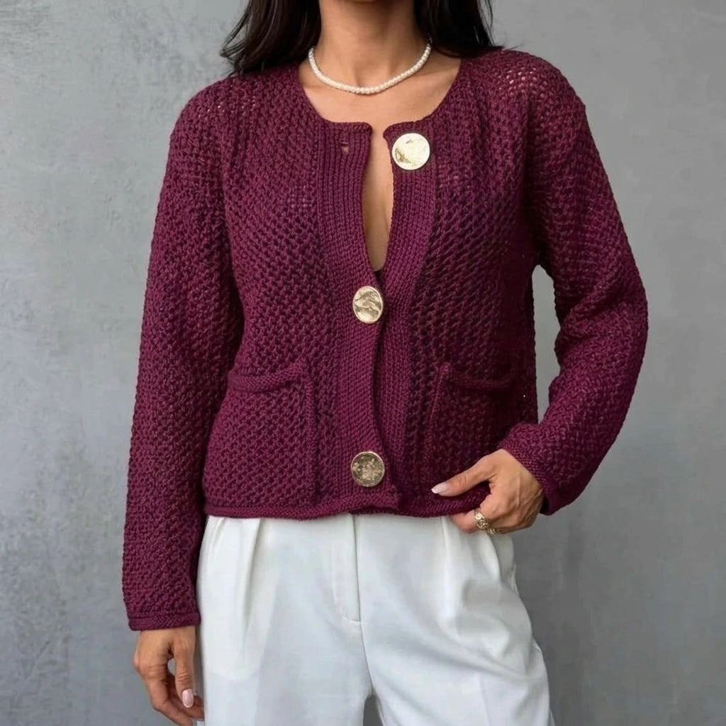 Chunky Knit Cardigan Sweater Coat for Women — lifestyle