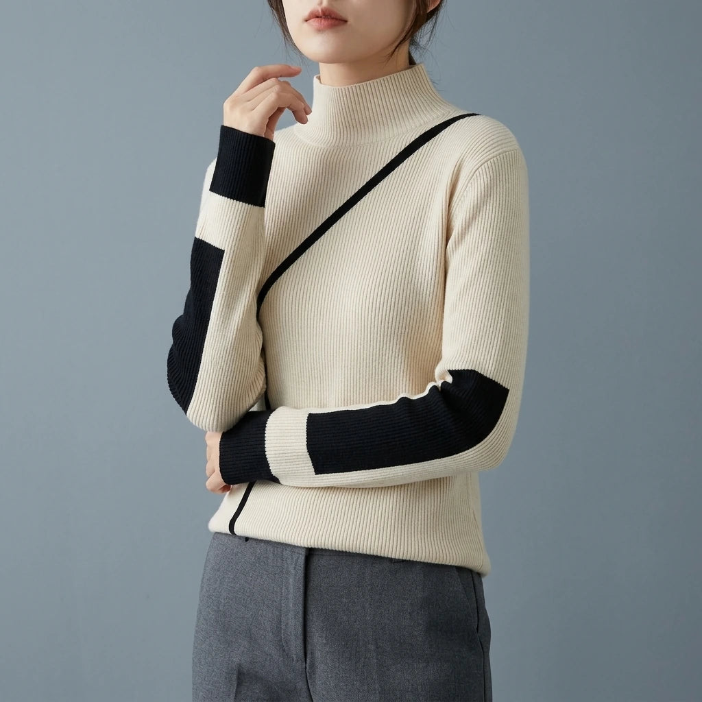 Turtleneck Sweater Women Winter Clothes Merino Kintting Cotton Cashmere Sweater Women Pullover Fall Female Knitwear — variant_front