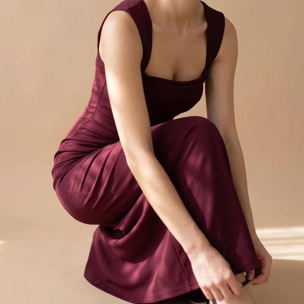 Strap slim fit spring/summer sexy fishtail dress — lifestyle