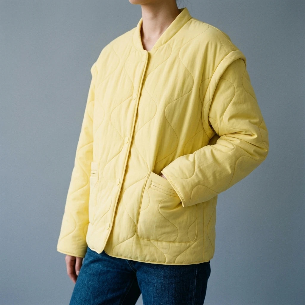 Loose quilted cotton jacket — lifestyle_lead