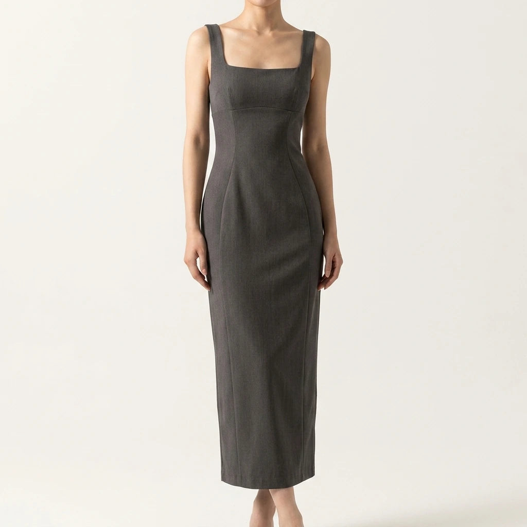 Summer French sexy simple camisole skirt — variant_front