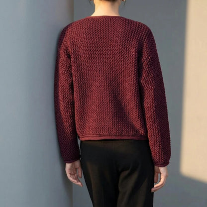 Chunky Knit Cardigan Sweater Coat for Women — lifestyle