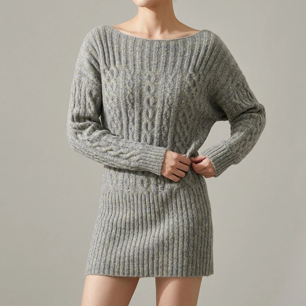 Sweater Short Dress Women's Dress — lifestyle