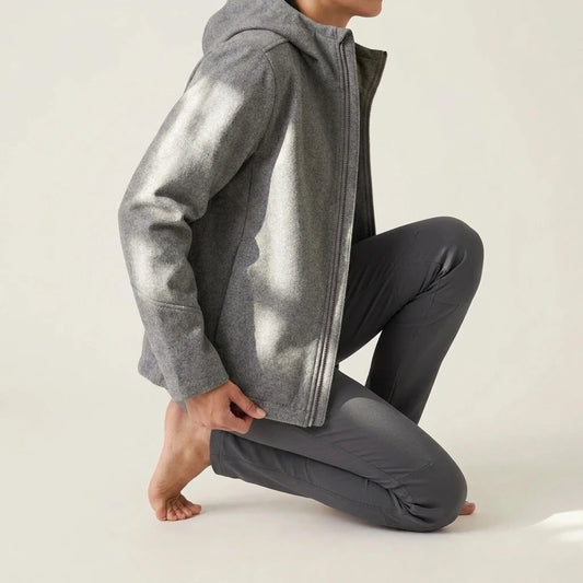 Commuting Warm Hooded Wool Blend Softshell Jacket for Men and Women — lifestyle_lead