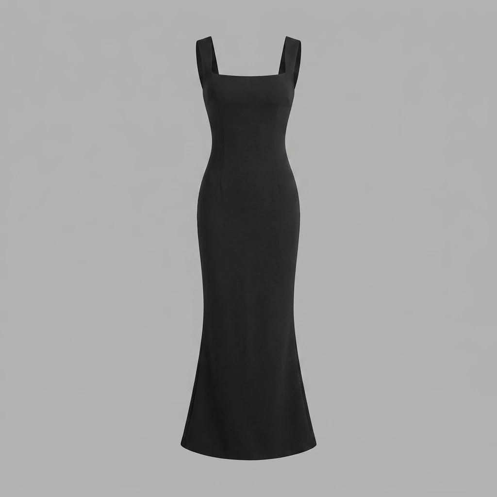 Strap slim fit spring/summer sexy fishtail dress — variant_front
