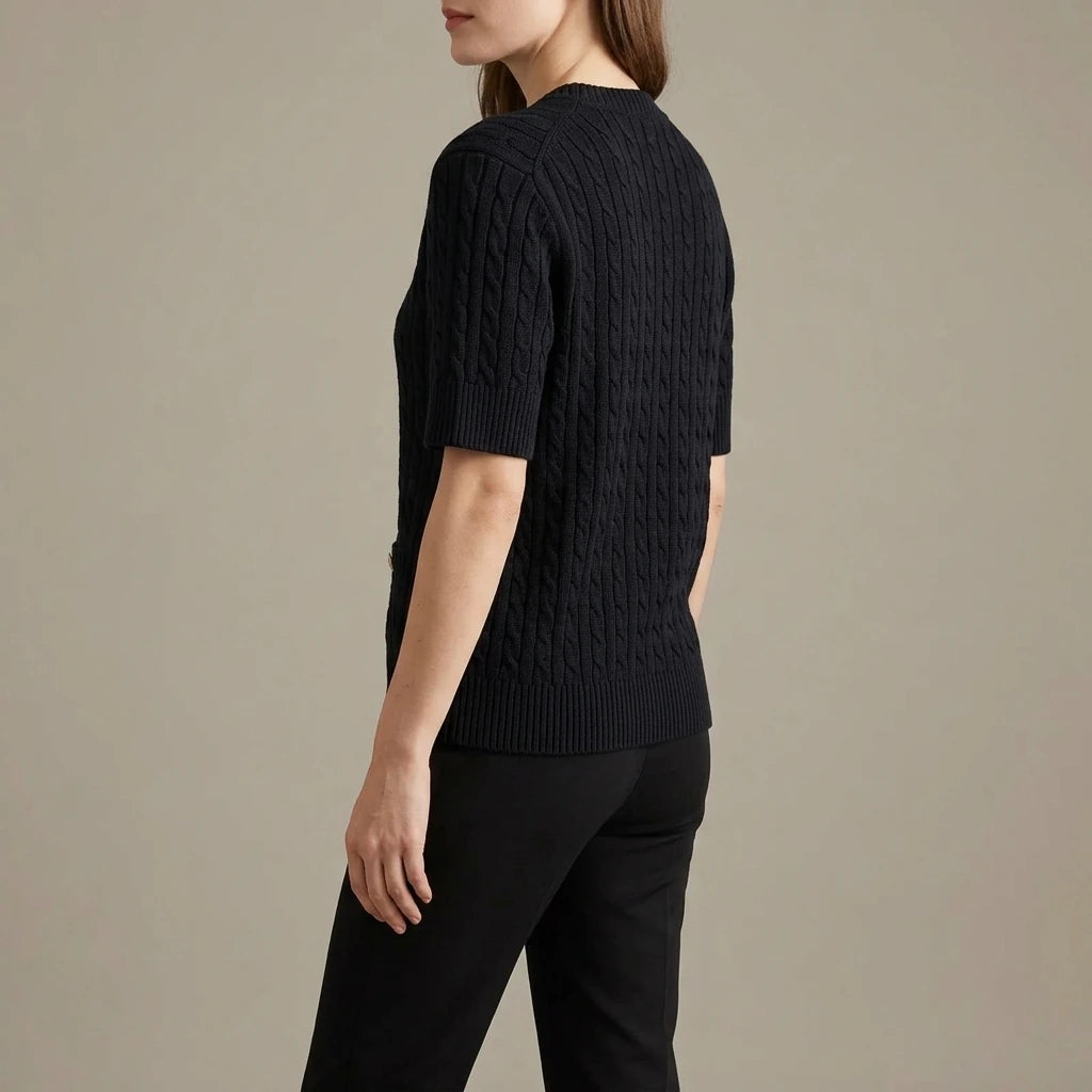 Knitted Sweater for Women Cable Knit — variant_front
