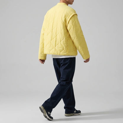 Loose quilted cotton jacket — lifestyle