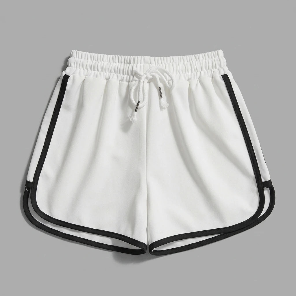 2026 Summer New Women Outdoor Sports and Fitness Shorts Korean Edition Sexy High Waist Yoga Casual Wide Leg Home Sleepers — variant_front