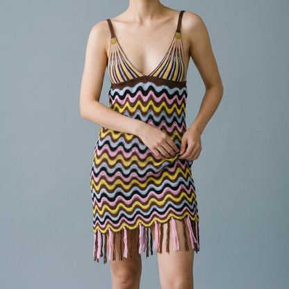 Women's Knitted Mini Dress — lifestyle