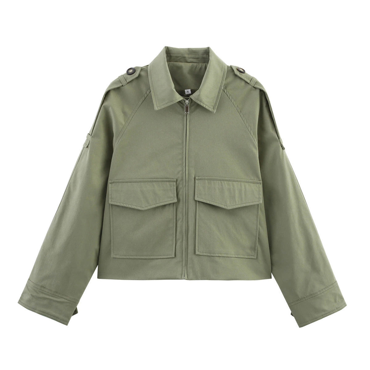 Casual Women's Short Trench Coat — variant_front