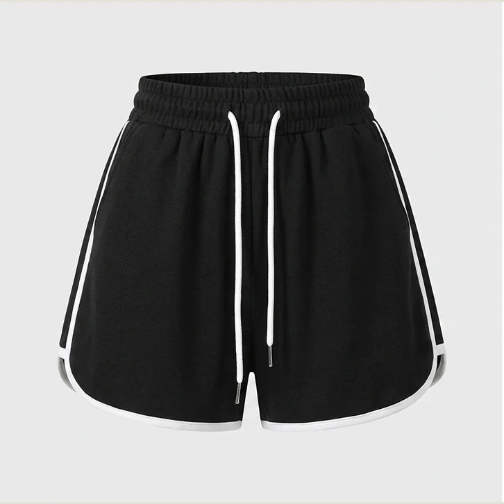 2026 Summer New Women Outdoor Sports and Fitness Shorts Korean Edition Sexy High Waist Yoga Casual Wide Leg Home Sleepers — product_only_front