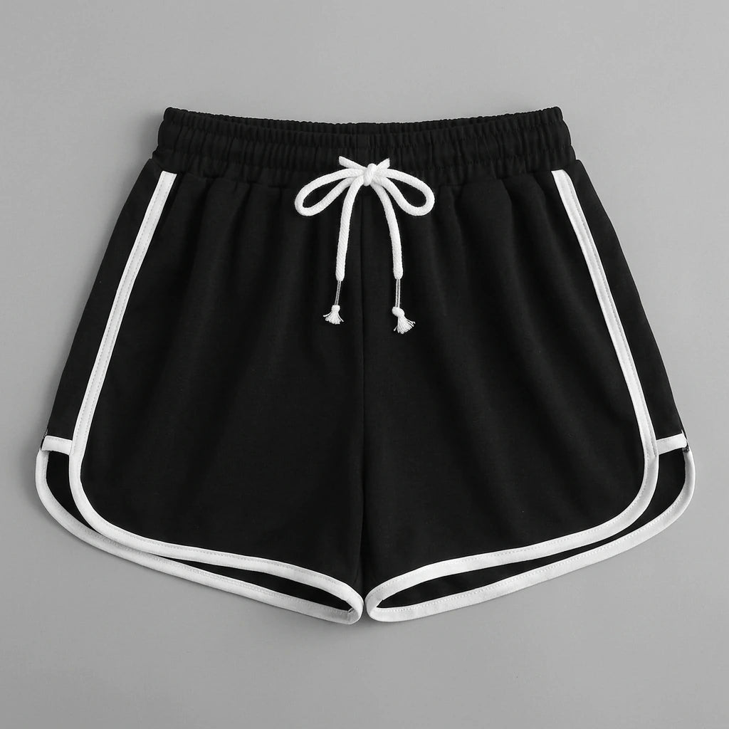 2026 Summer New Women Outdoor Sports and Fitness Shorts Korean Edition Sexy High Waist Yoga Casual Wide Leg Home Sleepers — variant_front