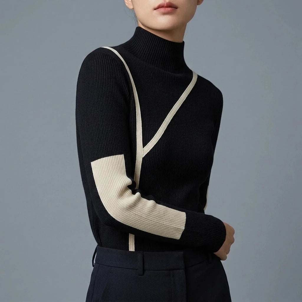 Turtleneck Sweater Women Winter Clothes Merino Kintting Cotton Cashmere Sweater Women Pullover Fall Female Knitwear — variant_front