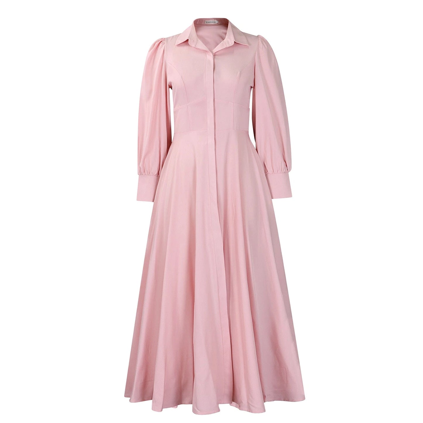 Long Sleeve Flared Dress — variant_front