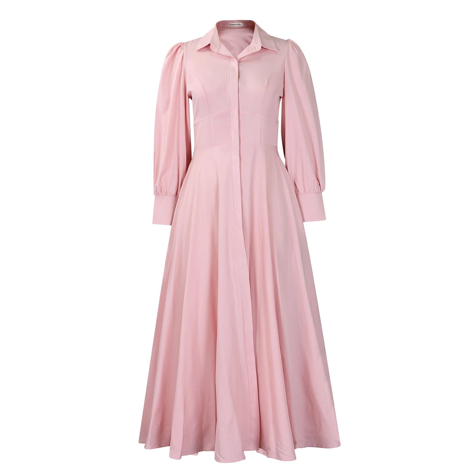 Long Sleeve Flared Dress — variant_front