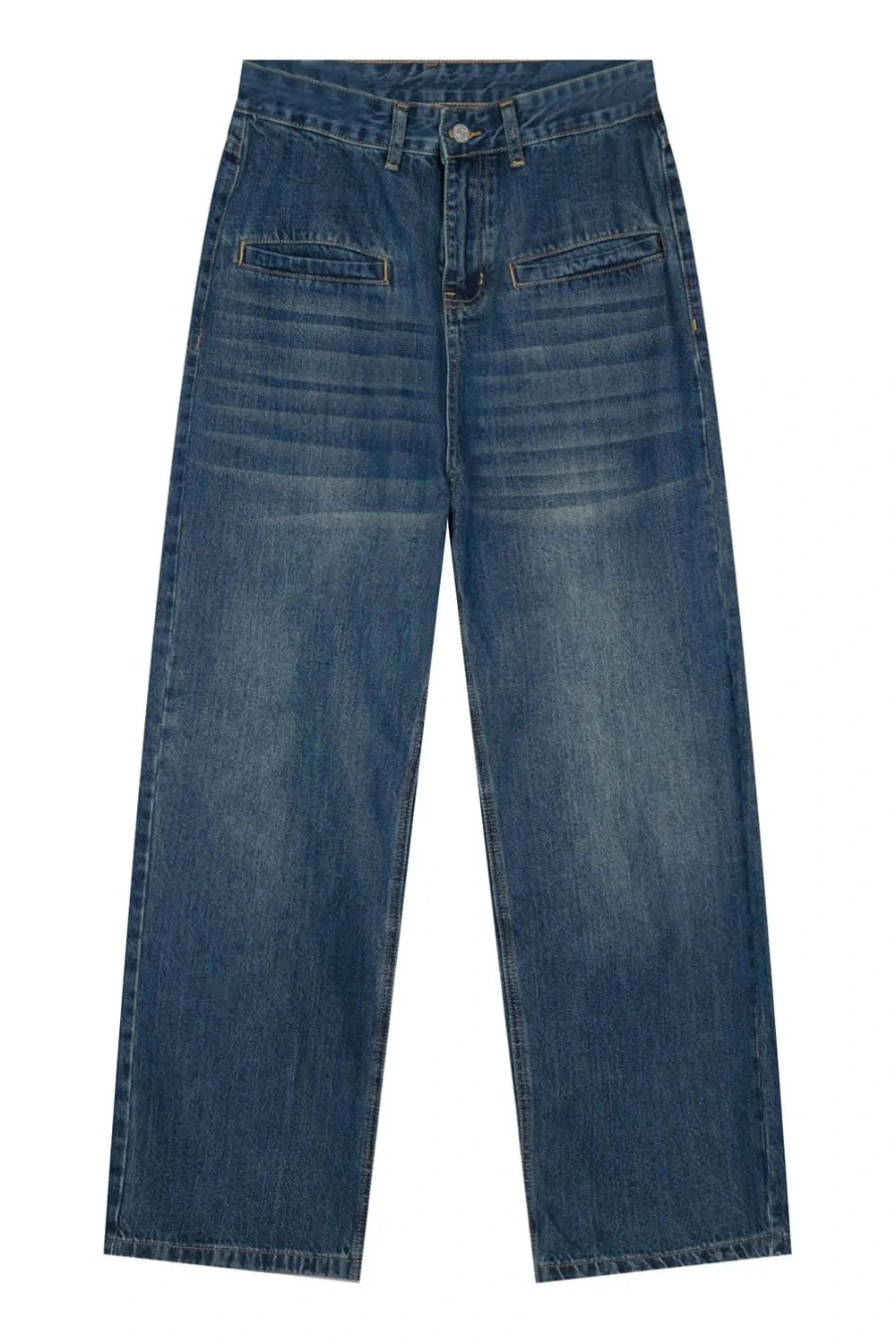Front Pockets Baggy Jeans — variant_front