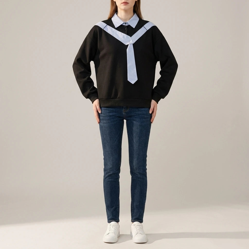 Minimalist and flannel polo shirt — lifestyle
